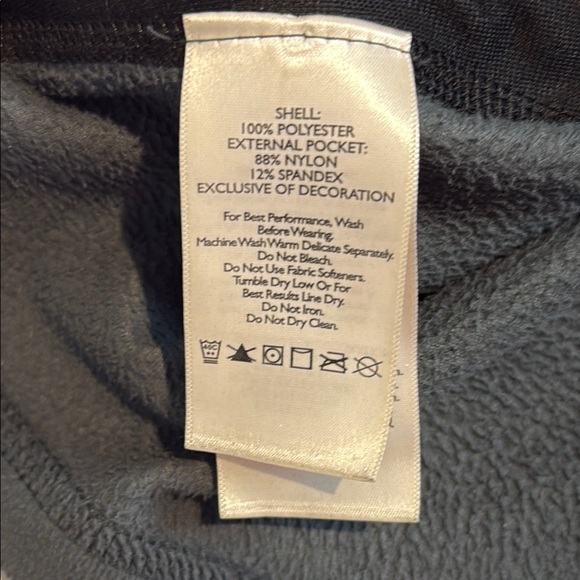 Eddie Bauer First Ascent Performance Jacket Gray and Orange Fleece Large Men's - Picture 7 of 7